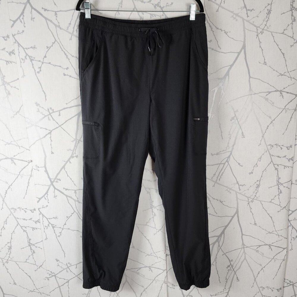 Eddie Bauer Travex Black Fleece Lined Jogger Hiking Pants